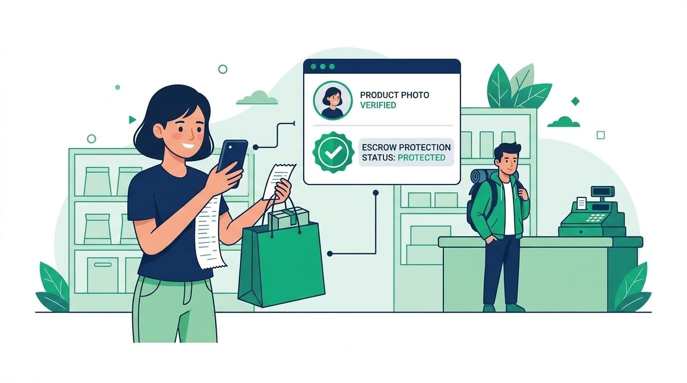 Faire acheter un produit étranger en sécurité